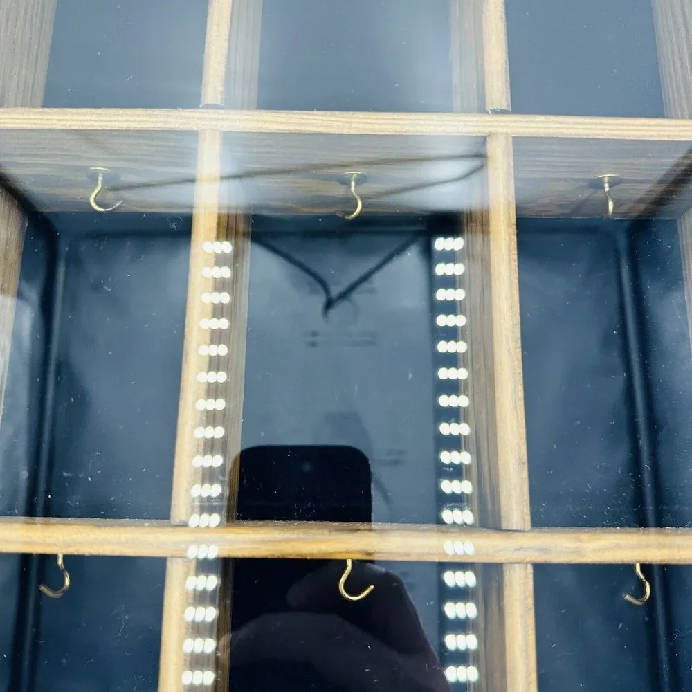 Tannery Lane Trinket Curio Glass Co Wooden Miniature Front Wall Ornament Hanging - Picture 10 of 15